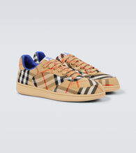 Burberry Burberry Check canvas sneakers