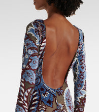 Etro Paisley  jersey maxi dress