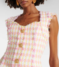 Balmain Miami tweed minidress