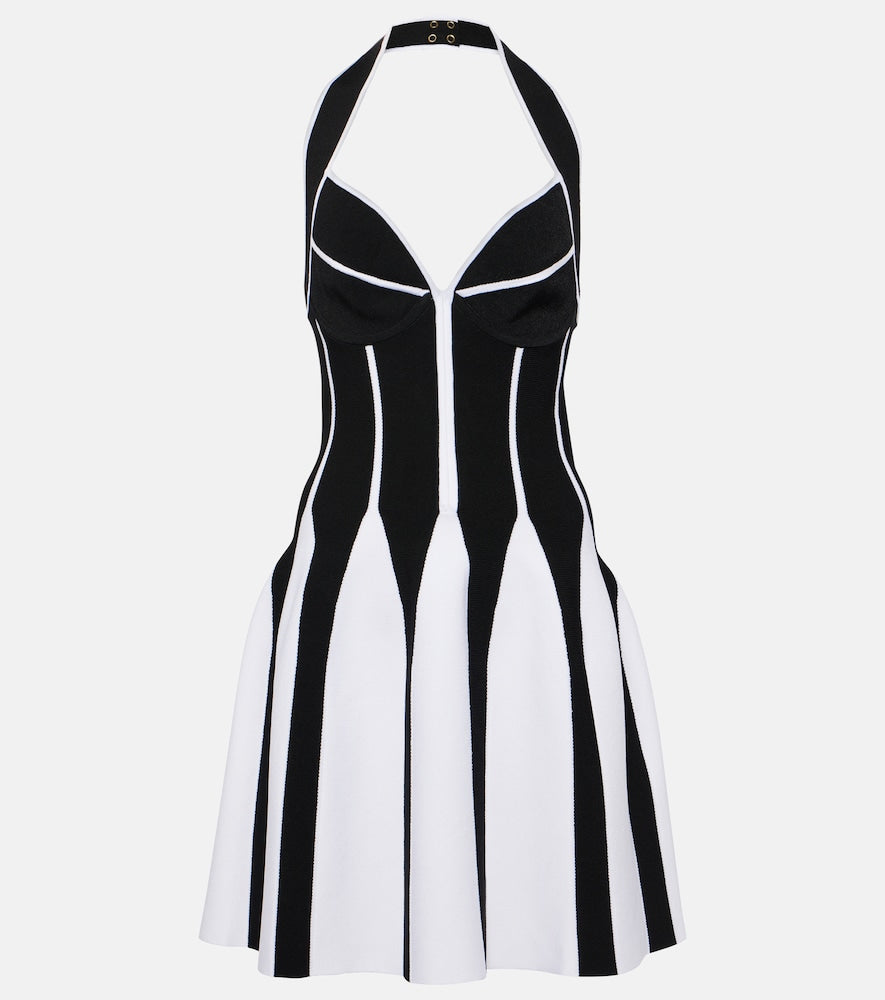 Balmain Halterneck minidress. Balmain露背迷你连衣裙