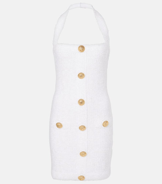 Balmain Halterneck minidress