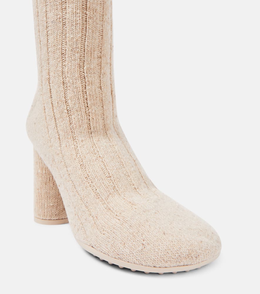 Bottega Veneta Atomic knitted knee-high sock boots