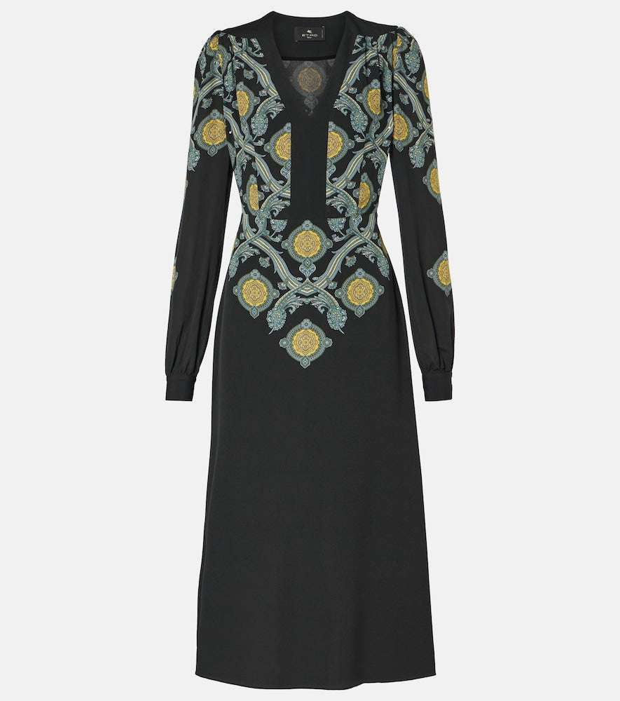 Etro Printed midi dress. Etro 印花中长连衣裙