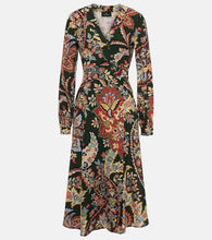 Etro Printed wrap dress. Etro 印花裹身裙