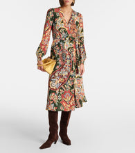 Etro Printed wrap dress