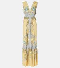 Etro Floral crêpe de chine maxi dress