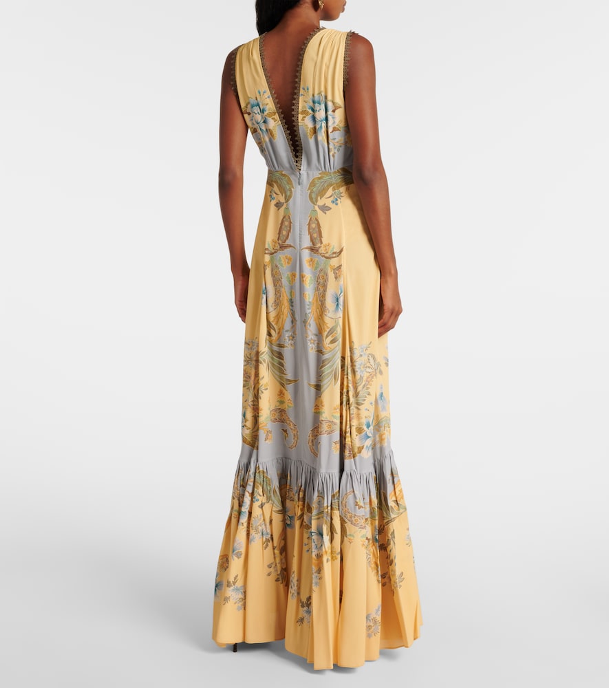 Etro Floral  de chine maxi dress