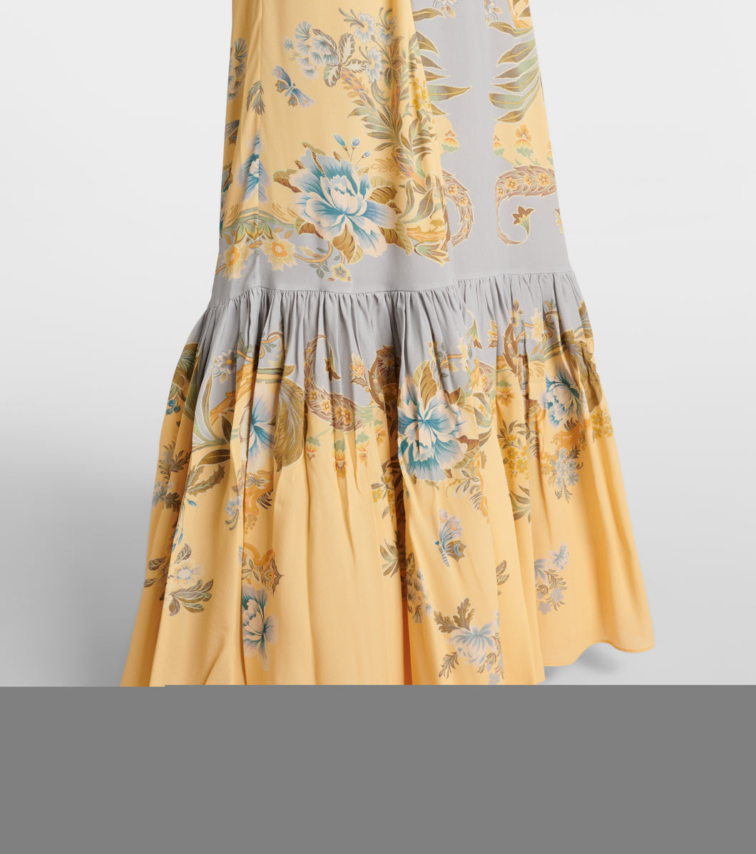 Etro Floral crêpe de chine maxi dress