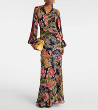 Etro Floral silk chiffon gown