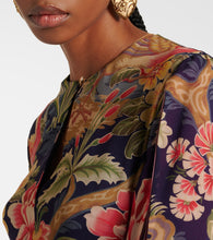 Etro Floral silk chiffon gown