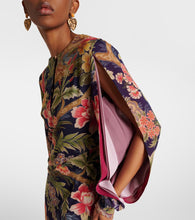 Etro Floral silk chiffon gown