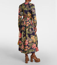 Etro Jersey and fil coup√É¬© jacquard maxi dress