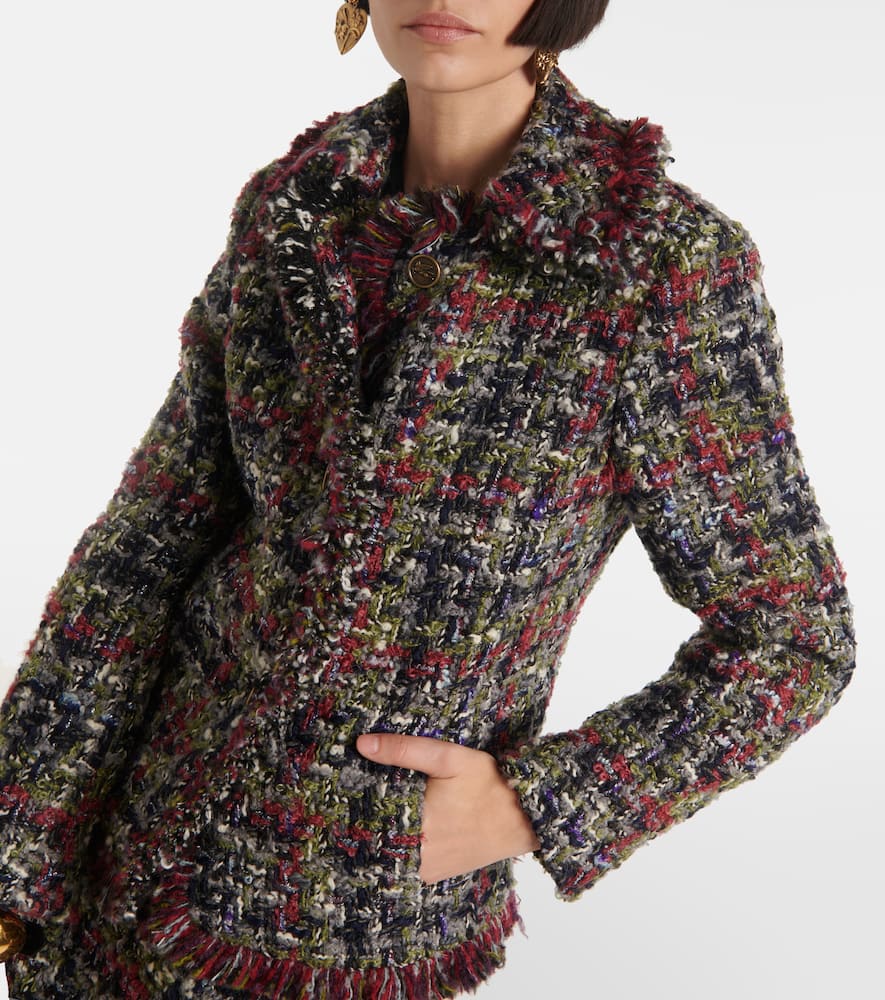 Etro Wool-blend tweed jacket