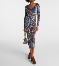 Etro Printed midi dress