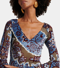 Etro Printed midi dress