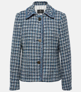 Etro Cotton-blend tweed jacket