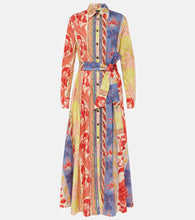 Etro Printed cotton-blend shirt dress. Etro 印花棉混纺衬衫裙