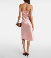 Rodarte Ruched silk  midi dress