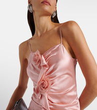 Rodarte Ruched silk  midi dress