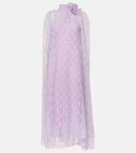 Rodarte Caped floral lace midi dress. Rodarte 披肩花卉蕾丝中长连衣裙