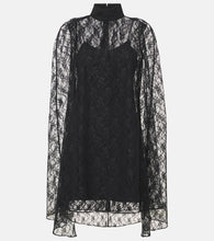 Rodarte Caped floral lace minidress. Rodarte 披肩花卉蕾丝迷你连衣裙