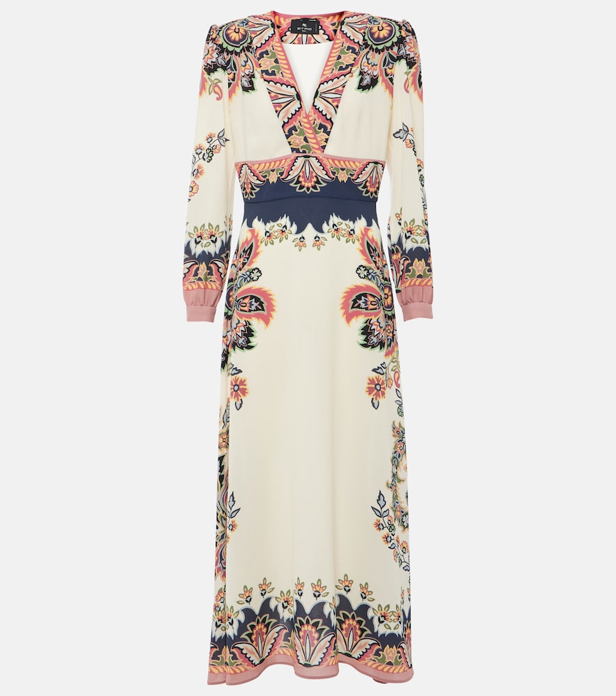 Etro Paisley maxi dress. Etro 佩斯利花纹长裙