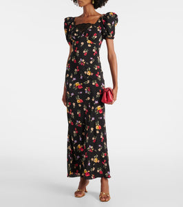 Rodarte Floral silk crêpe de chine gown