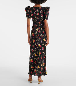 Rodarte Floral silk crêpe de chine gown