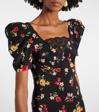 Rodarte Floral silk crêpe de chine gown