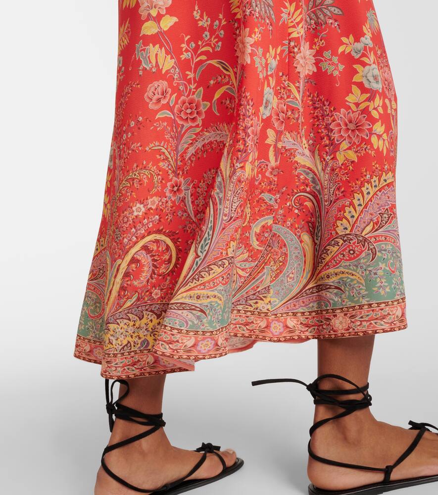 Etro Printed midi dress