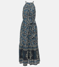 Velvet Ghita cotton and silk voile midi dress