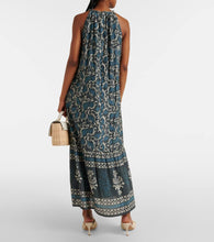 Velvet Ghita cotton and silk voile midi dress