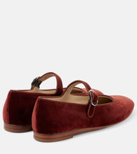 Le Monde B√É¬©ryl Velvet Mary Jane flats