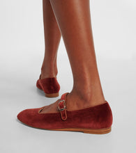 Le Monde B√É¬©ryl Velvet Mary Jane flats