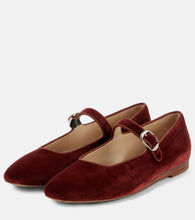 Le Monde B√É¬©ryl Velvet Mary Jane flats