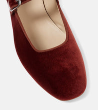 Le Monde B√É¬©ryl Velvet Mary Jane flats