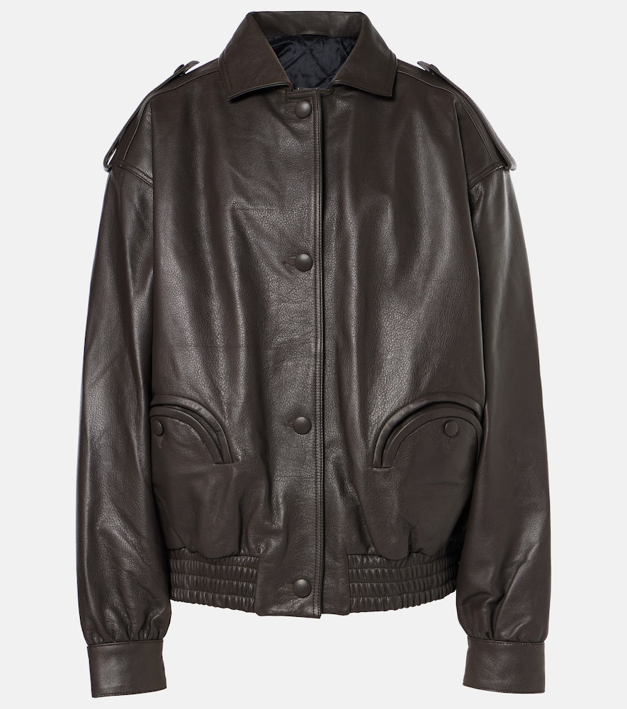 Blaze Milano Charlie leather bomber jacket - Blaze Milano Charlie 皮革飞行员夹克