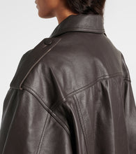 Blaze Milano Charlie leather bomber jacket