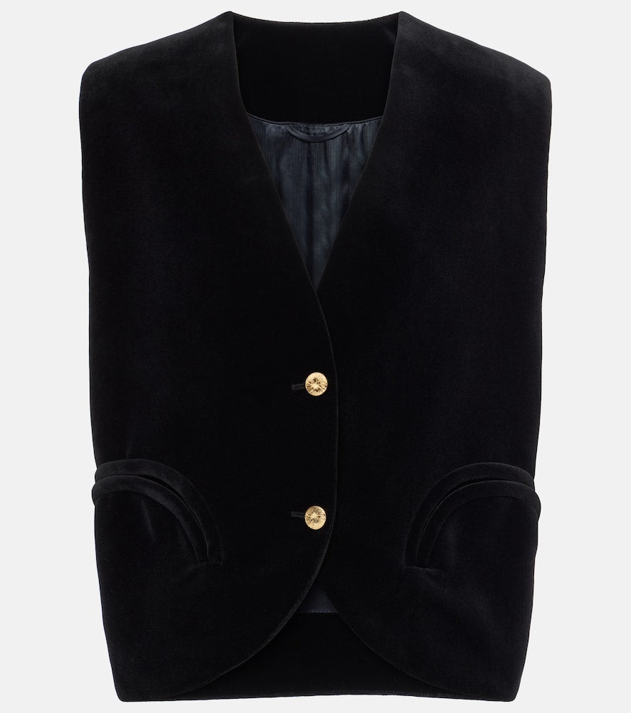 Blaze Milano Gliss cotton velvet vest - Blaze Milano Gliss 棉质天鹅绒背心