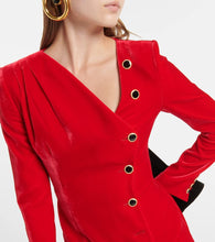 Alessandra Rich Velvet midi dress