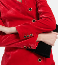 Alessandra Rich Velvet midi dress