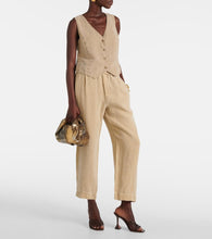 Velvet Mylie linen vest