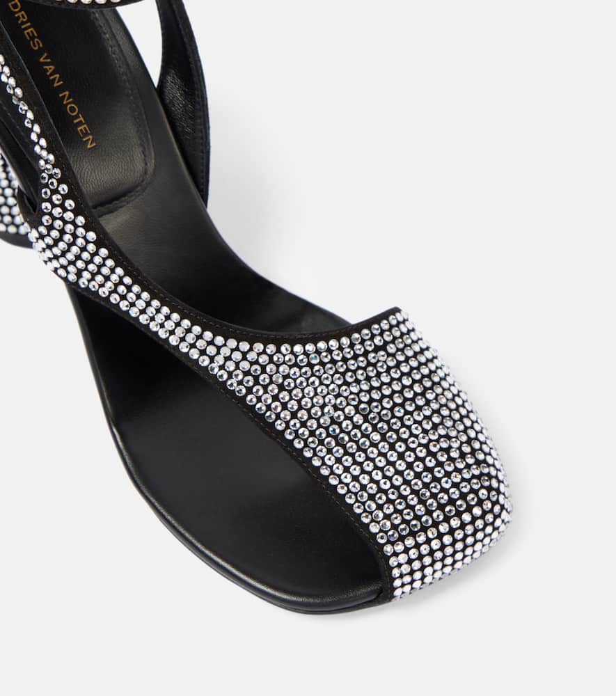 Dries Van Noten Embellished leather pumps
