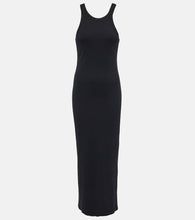 Toteme Ribbed-knit cotton-blend jersey midi dress