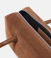 Aesther Ekme Lagune Mini suede shoulder bag