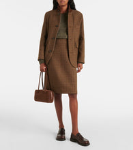 Aesther Ekme Lagune Mini suede shoulder bag