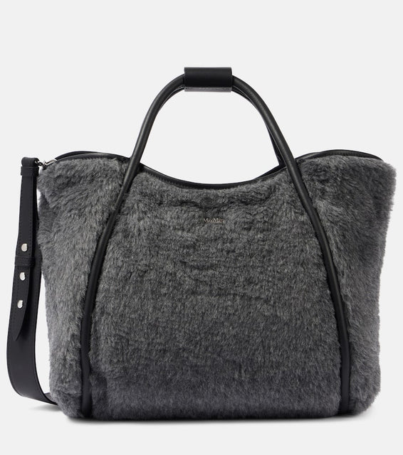 Max Mara Tmarin Small teddy tote bag. Shop Max Mara Tote Bags for women now.