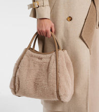 Max Mara Marine Small teddy tote bag