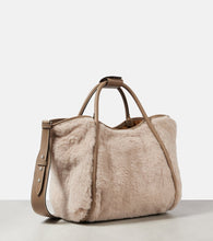 Max Mara Marine Small teddy tote bag
