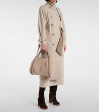 Max Mara Marine Small teddy tote bag